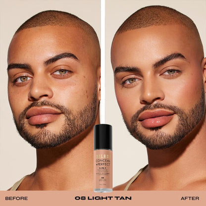 Milani Conceal + Perfect 2-in-1 Foundation + Concealer - Light Tan