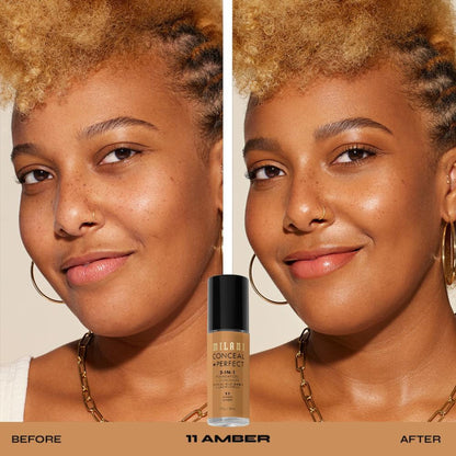 Milani Conceal + Perfect 2-in-1 Foundation + Concealer - Amber