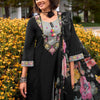 Dhiyona IE Floral Embroidered Thread Work Pure Cotton Kurta with Trousers & Dupatta