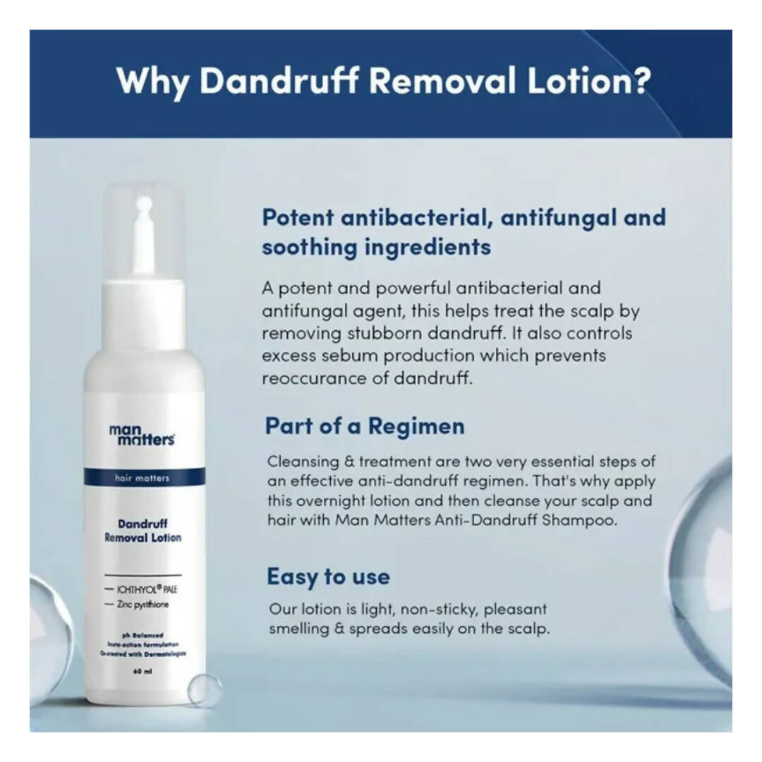 Man Matters Dandruff Removal Lotion - Indyancart