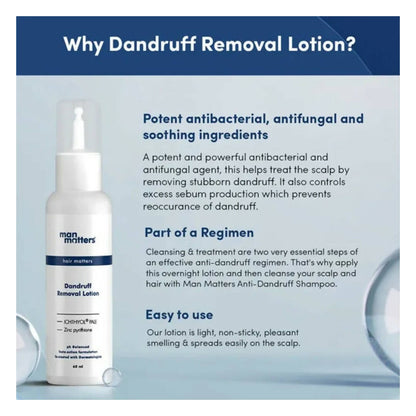 Man Matters Dandruff Removal Lotion - Indyancart