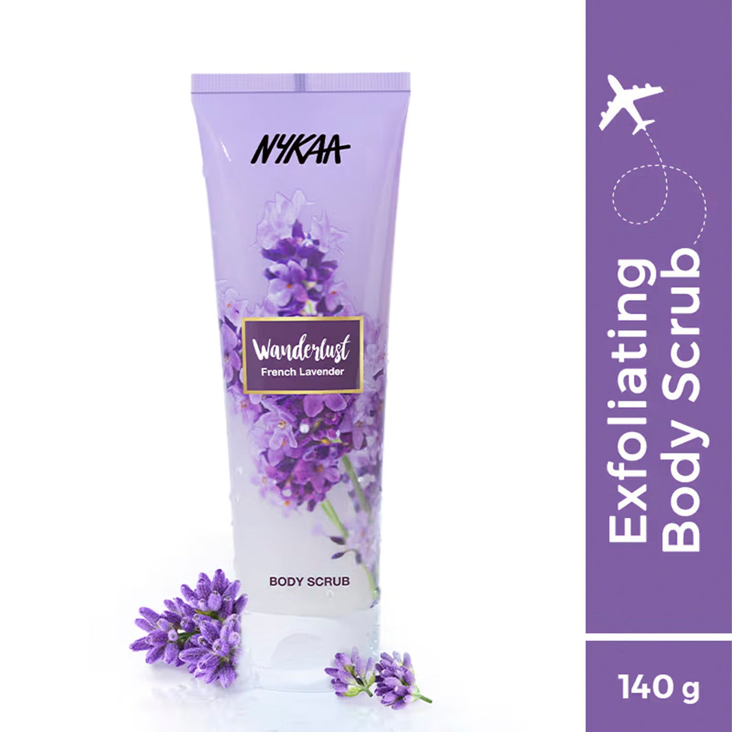 Nykaa Wanderlust Exfoliating Body Scrub - French Lavender