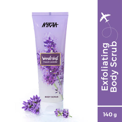 Nykaa Wanderlust Exfoliating Body Scrub - French Lavender