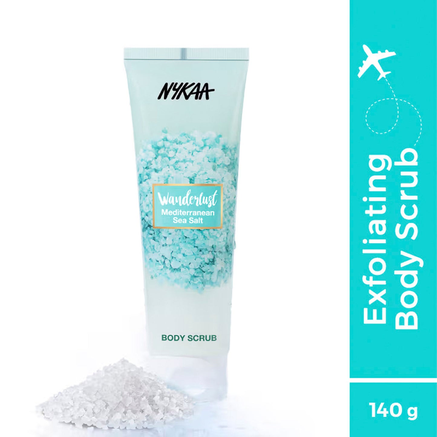 Nykaa Wanderlust Exfoliating Body Scrub - Mediterranean-Sea-Salt