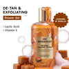 Nykaa Wanderlust Belgian Caramel Toffee Perfume Body Wash Lactic Acid Hydrating Brightening Vanilla