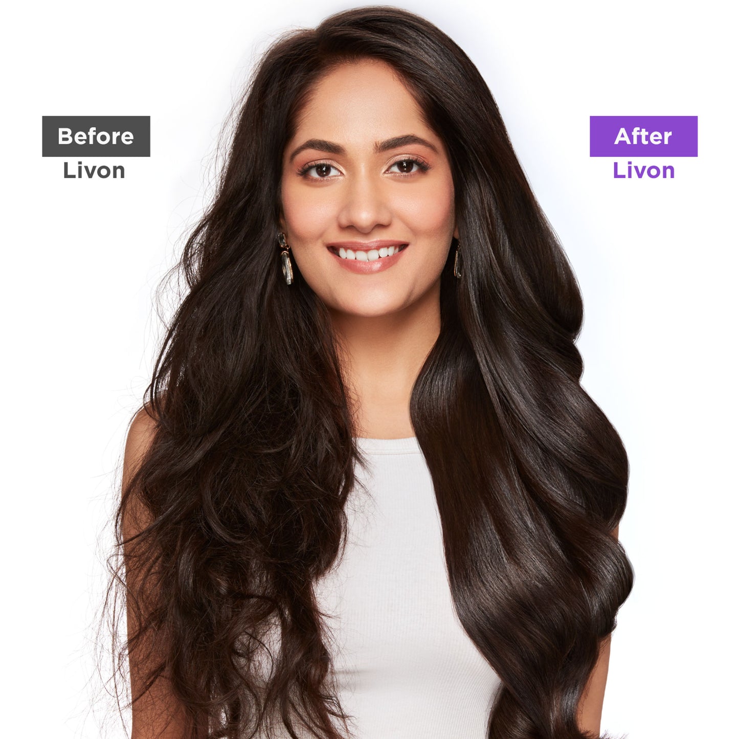 Livon Hair Serum for Women for Dry and Rough Hair 24-Hour Frizz-Free\Smoothness