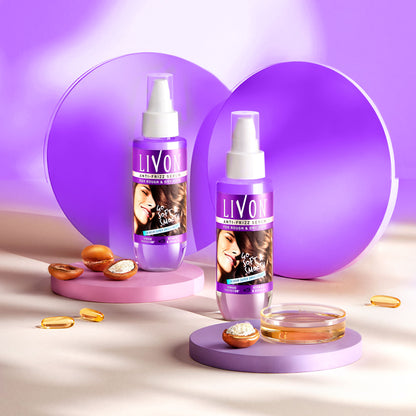Livon Hair Serum for Women for Dry and Rough Hair 24-Hour Frizz-Free\Smoothness