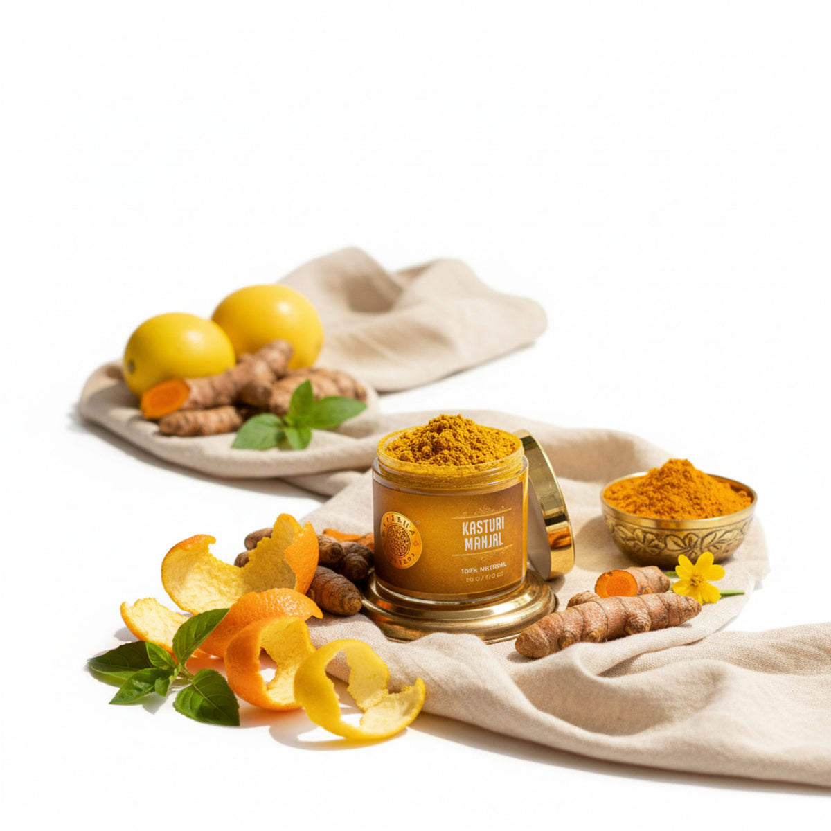 Shesha Ayurveda Kasturi Manjal - Wild Turmeric Powder (100% Natural and Premium Quality)