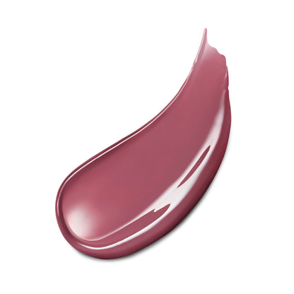 Estee Lauder Pure Color Melt On Glosstick in Melted Mauve, showing the creamy mauve lipstick product with its sleek packaging.