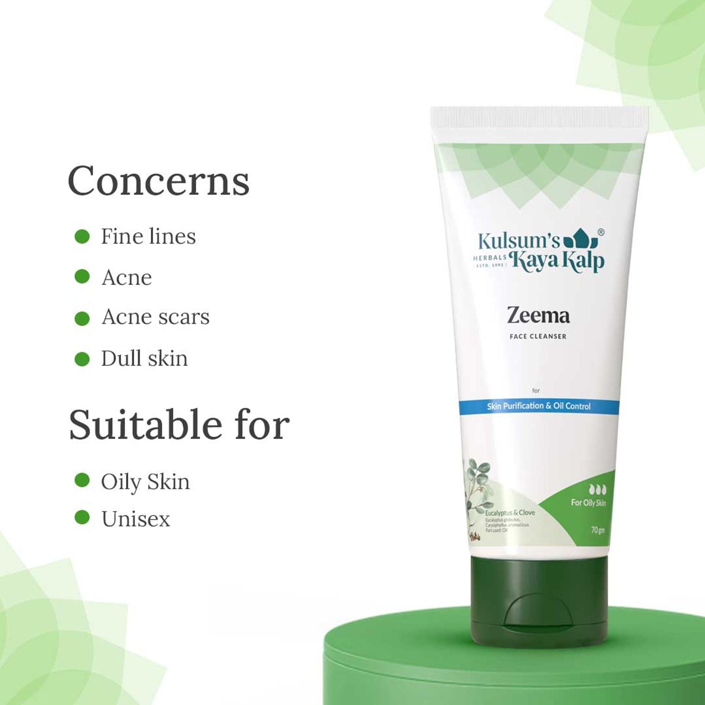 Kulsum's Kaya Kalp Zeema Face Cleanser