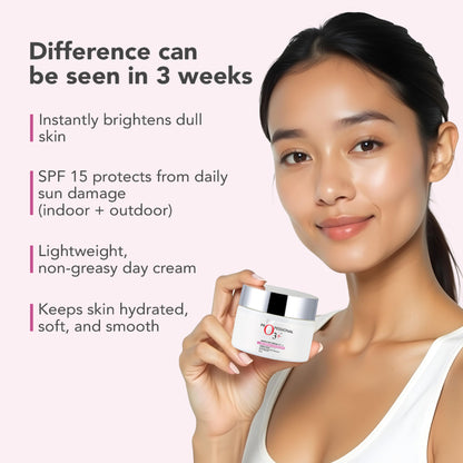 O3+ Dermal Brightening & Glow Boosting Zone Bright Day Cream SPF 15