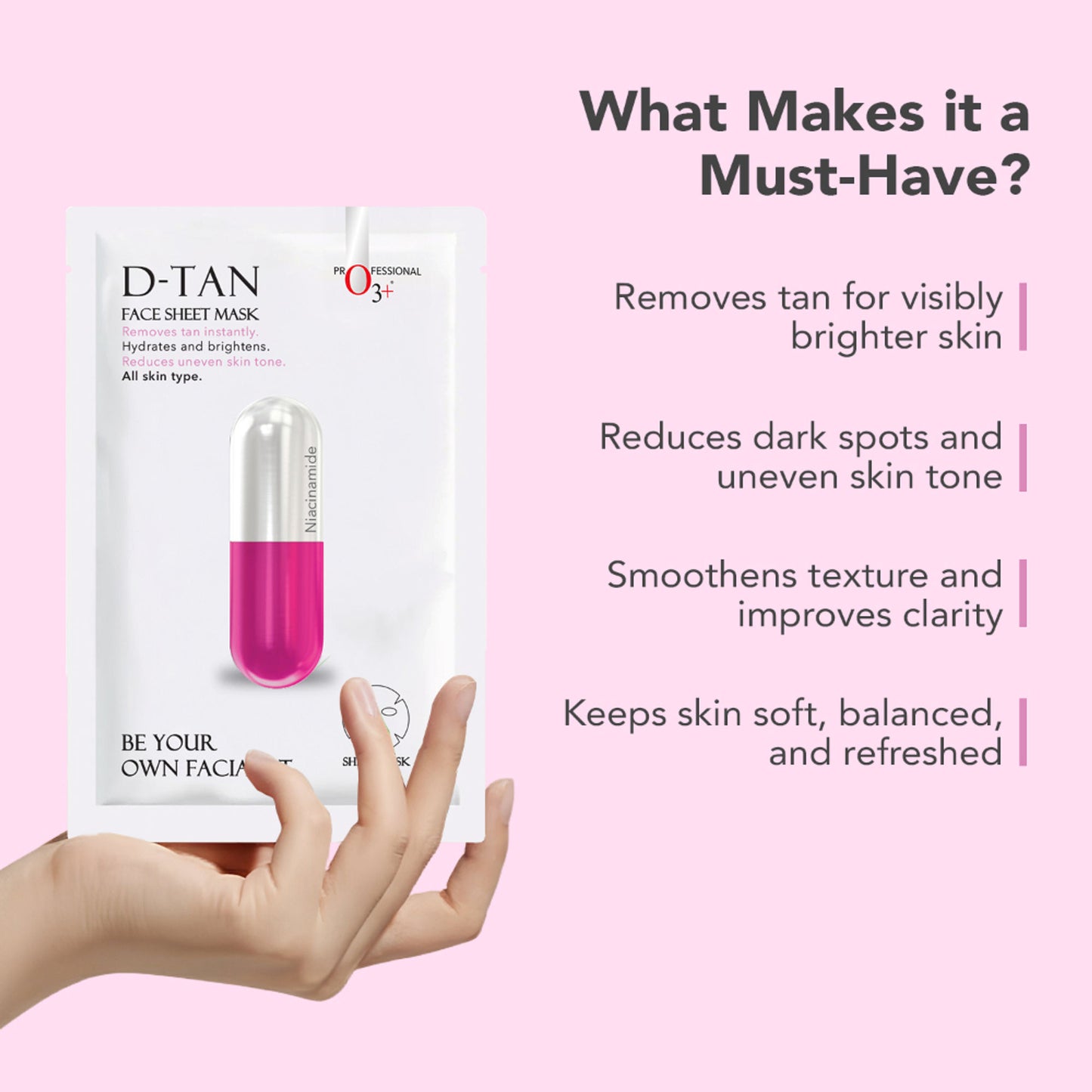 O3+ Facialist Mask - Dtan