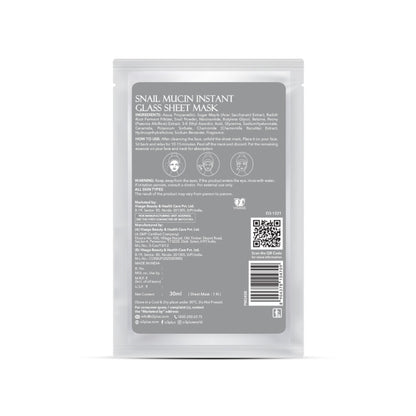O3+ Snail Mucin Instant Glass Sheet Mask