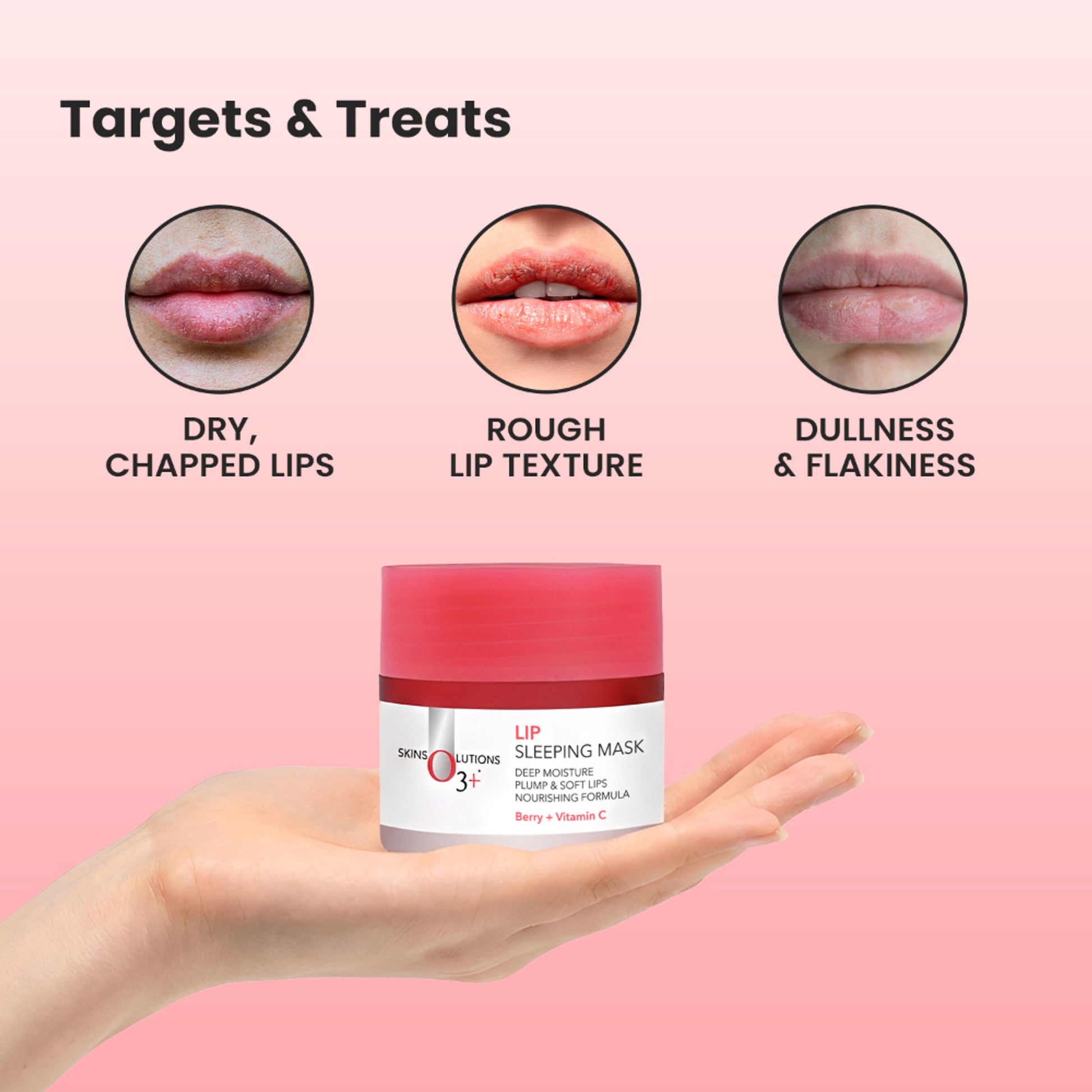 O3+ Lip Sleeping Mask For Plump & Soft Lips