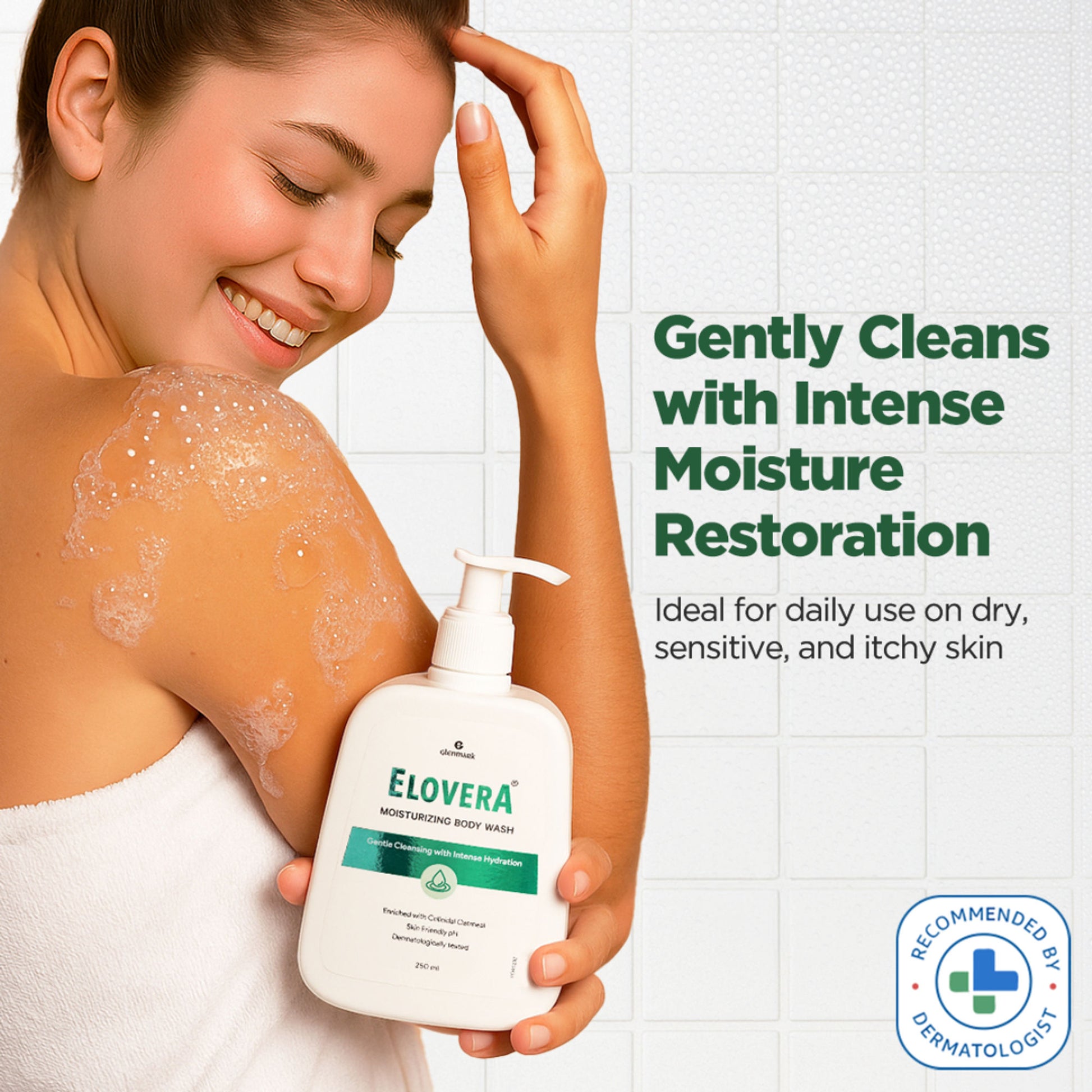 Elovera Moisturizing Body Wash Enriched With Colloidal Oatmeal