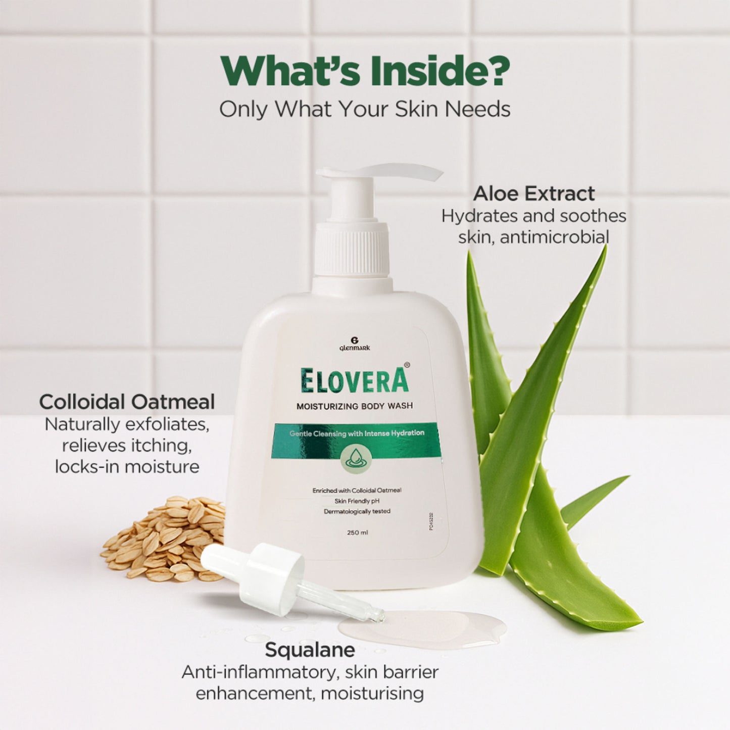 Elovera Moisturizing Body Wash Enriched With Colloidal Oatmeal