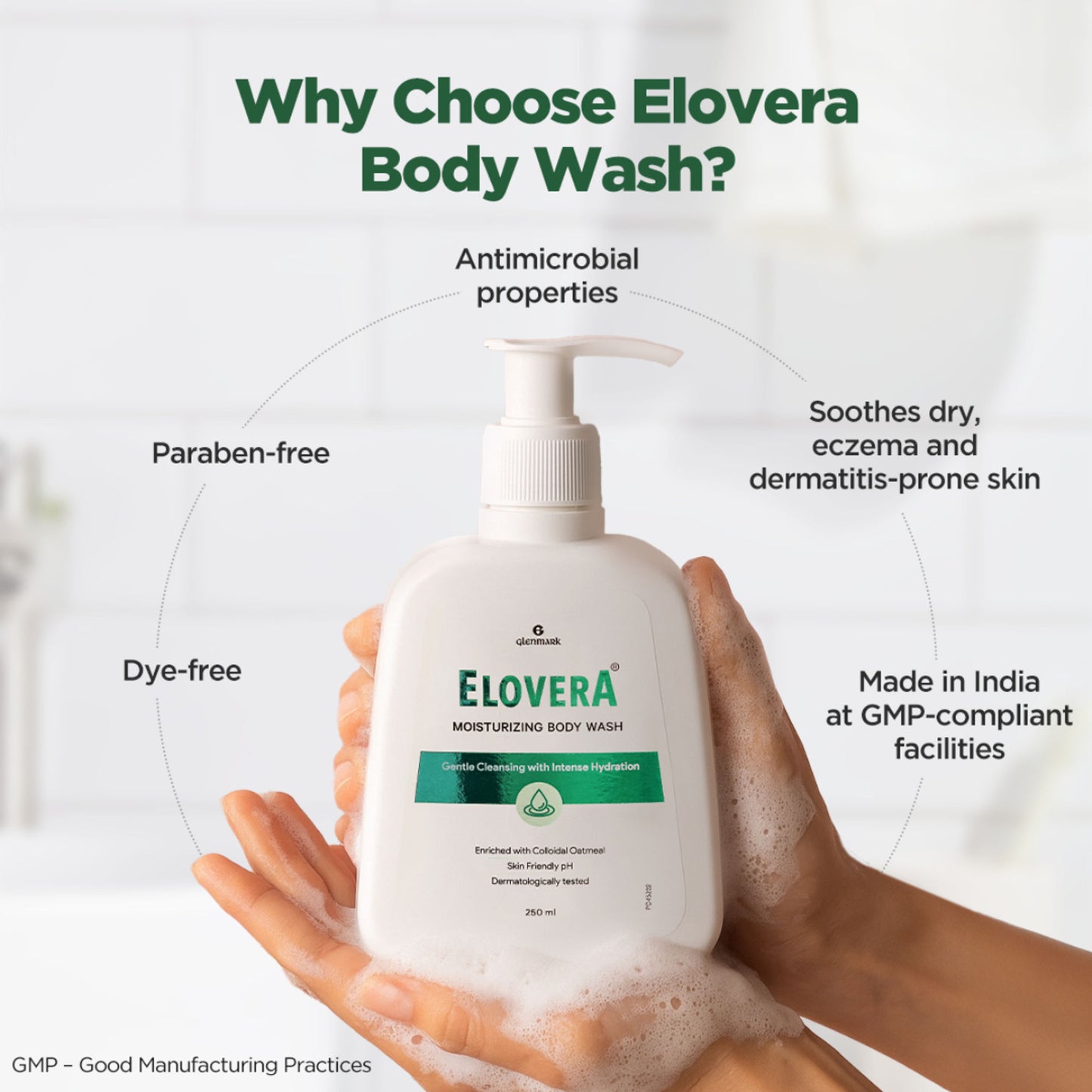 Elovera Moisturizing Body Wash Enriched With Colloidal Oatmeal