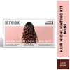 Streax Mini Hair Colour Highlight Kit - Plum Purple - Latte Brown