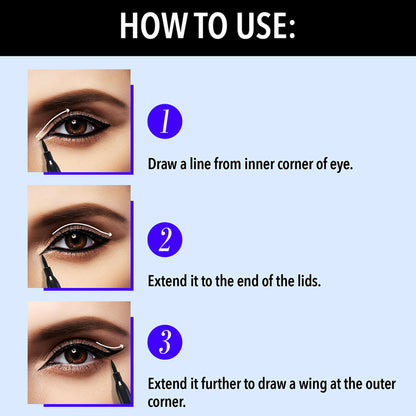 Blue Heaven Intense Easy Sketch Eyeliner - Extreme Black