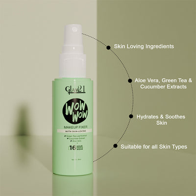 GLAM21 Wow Matte Fix Setting Spray - Transparent