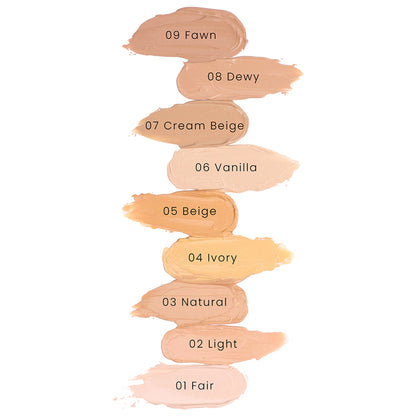 Matt look High Coverage Foundation - Fawn