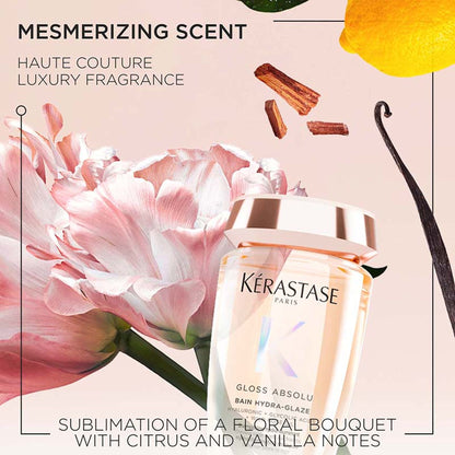 Kerastase Gloss Absolu Anti-Frizz Shampoo, Fine-Medium Hair, 4-Days Anti-Frizz