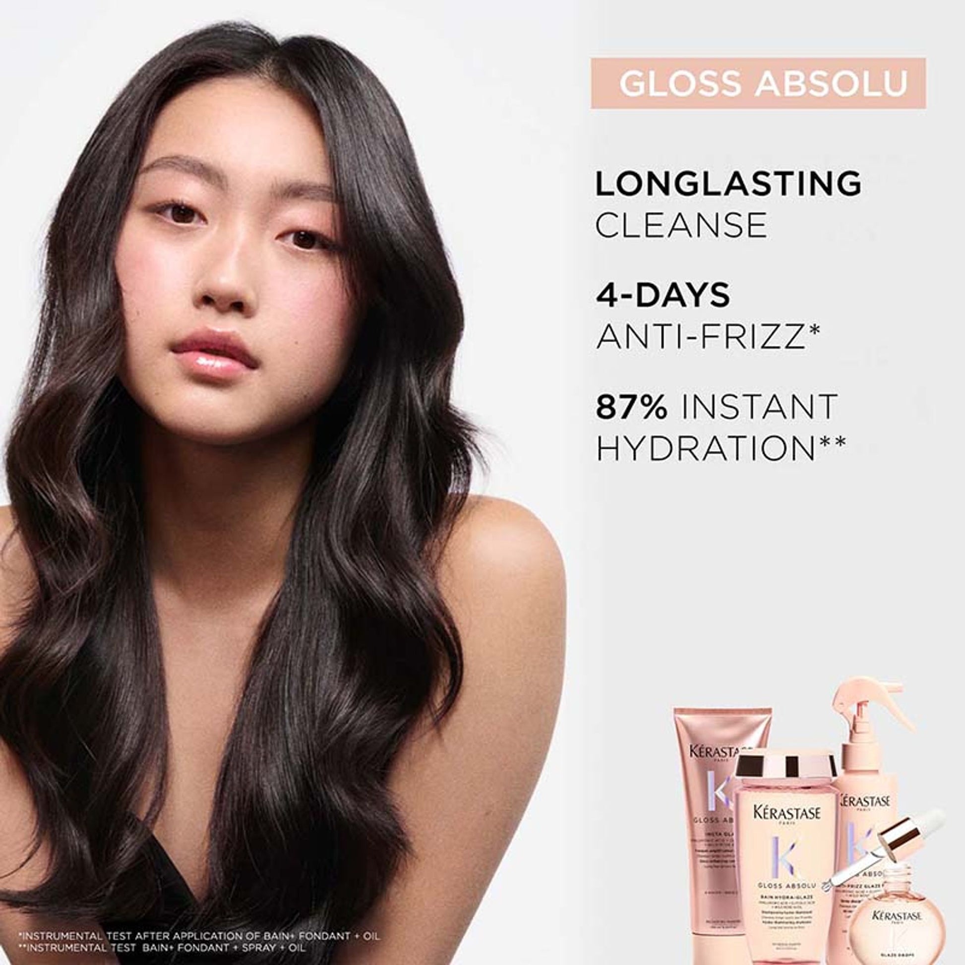 Kerastase Gloss Absolu Anti-Frizz Shampoo, Fine-Medium Hair, 4-Days Anti-Frizz