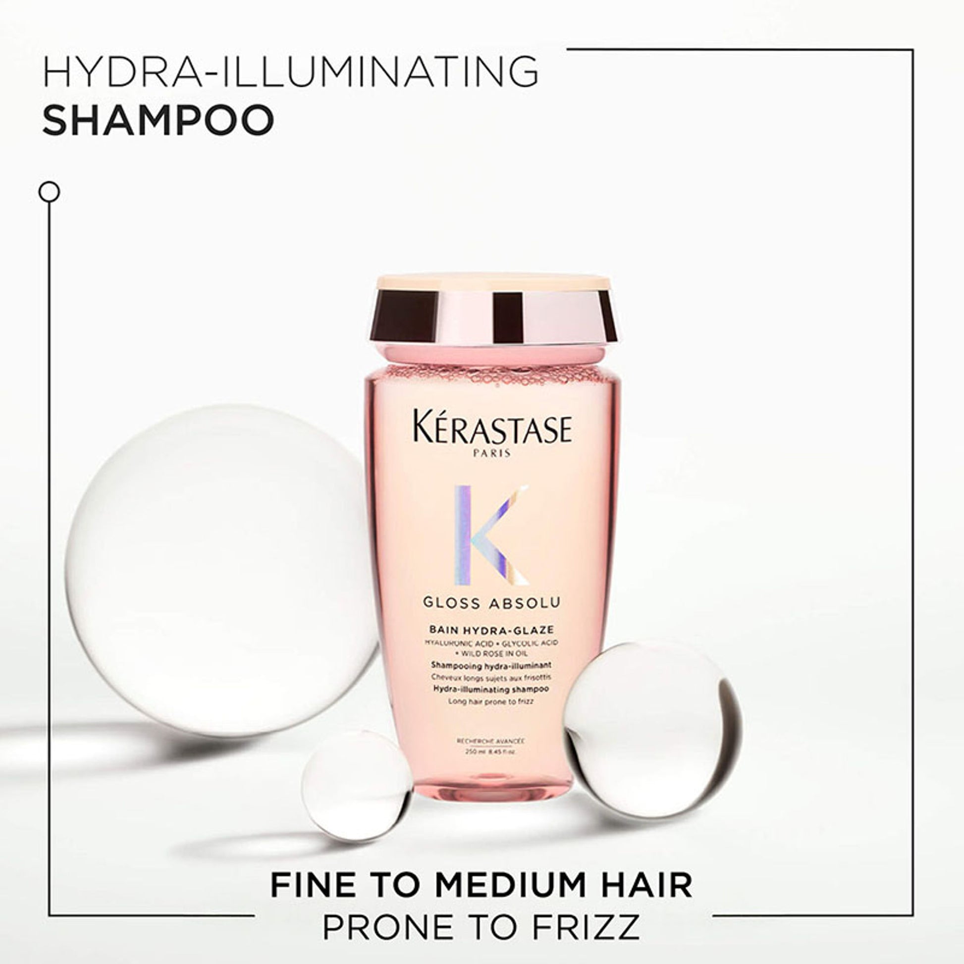 Kerastase Gloss Absolu Anti-Frizz Shampoo, Fine-Medium Hair, 4-Days Anti-Frizz