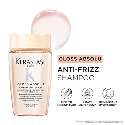 Kerastase Gloss Absolu Anti-Frizz Shampoo, Fine-Medium Hair, 4-Days Anti-Frizz