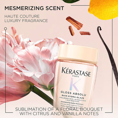 Kerastase Gloss Absolu Anti-Frizz Shampoo, Fine-Medium Hair, 4-Days Anti-Frizz