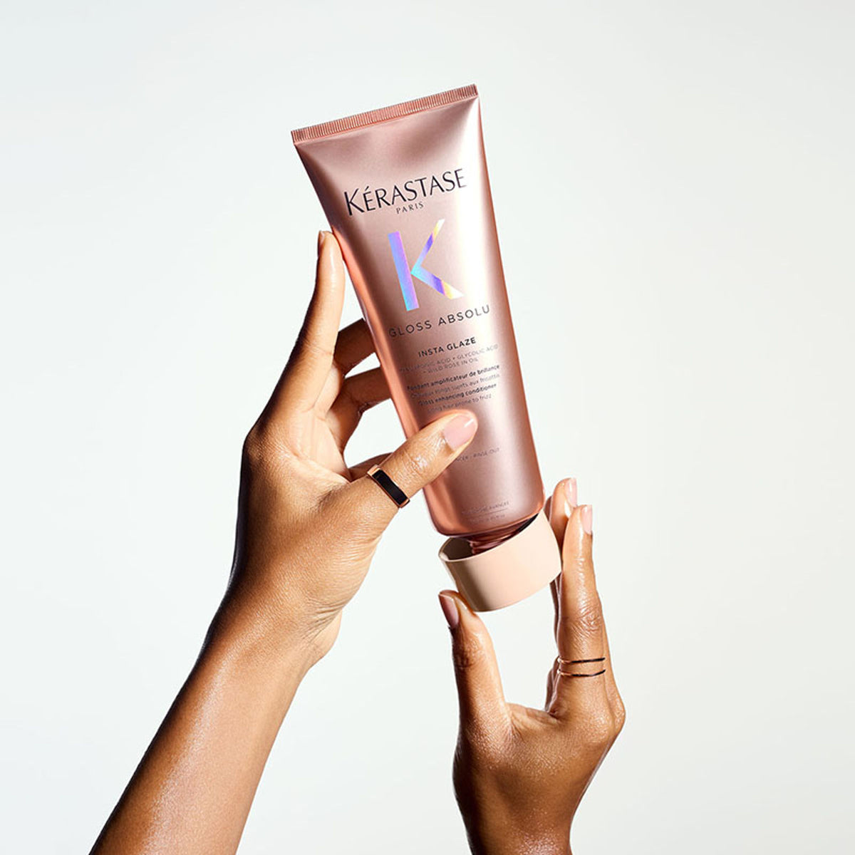 Kerastase Gloss Absolu Anti-Frizz Foaming Conditioner, Fine-Medium Hair, 4-Days Anti-Frizz
