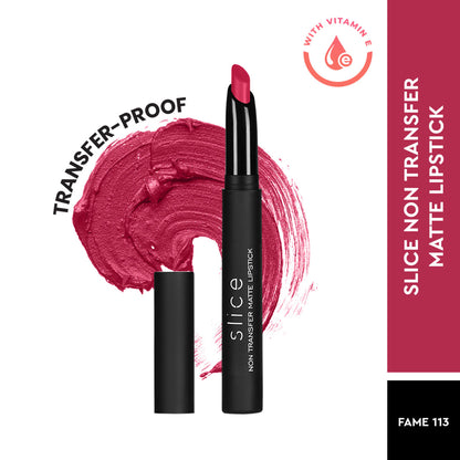 C2P Pro Slice Non Transfer Matte Lipstick - Fame 113