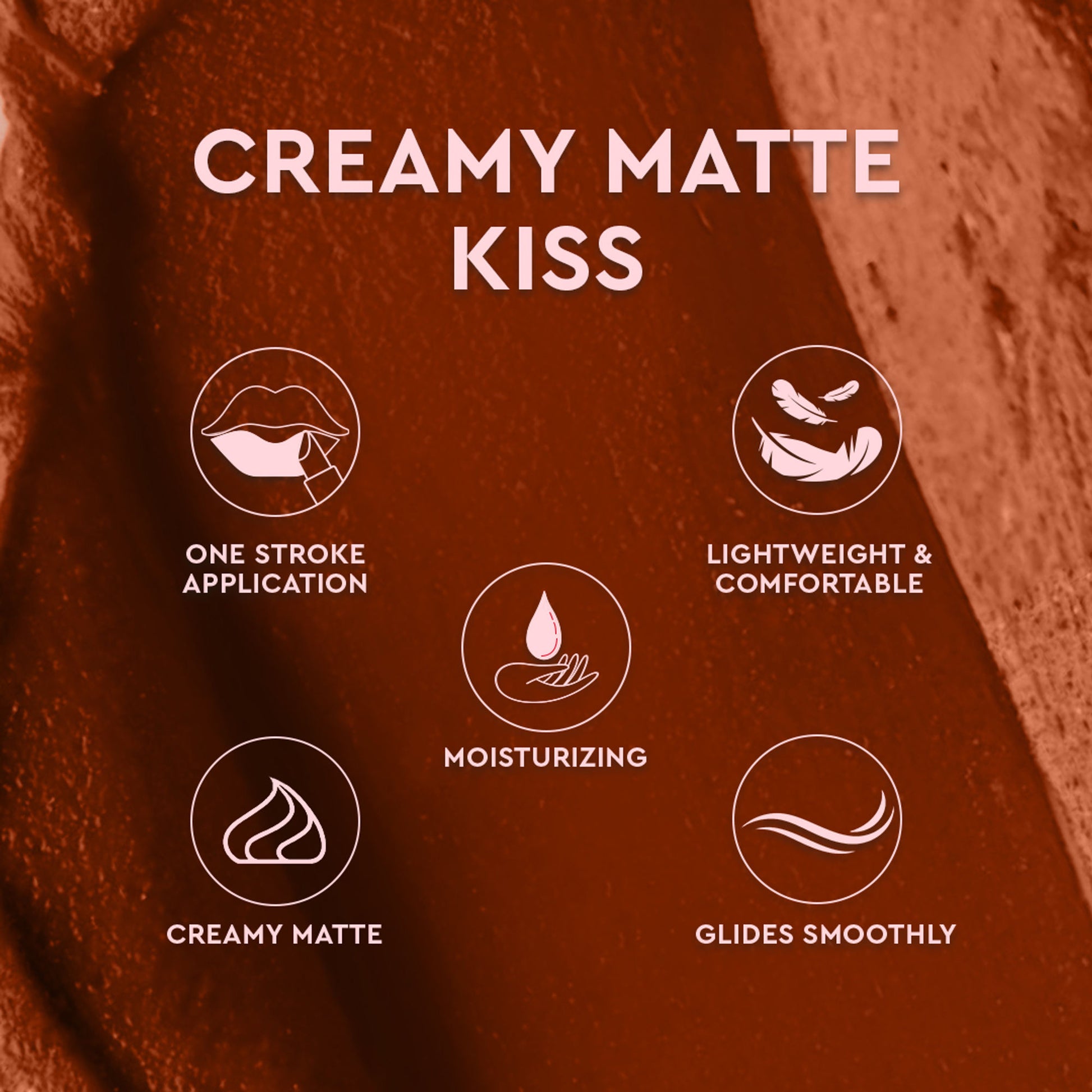 C2P Pro Matte Lip FX Long-Lasting Ultra Creamy Lipstick - Rust Red 02