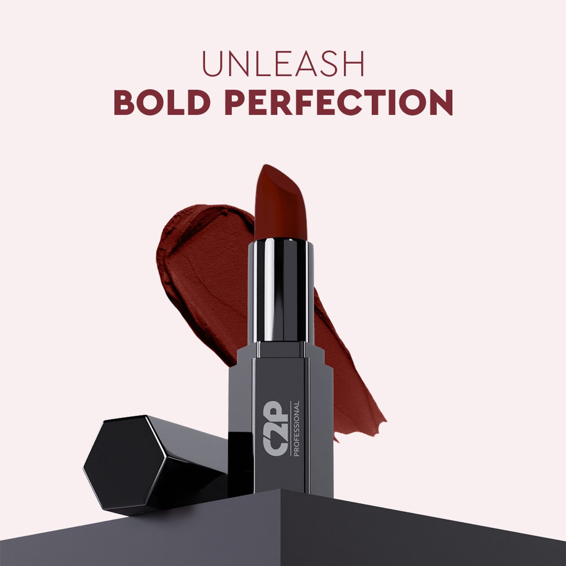 C2P Pro Matte Lip FX Long-Lasting Ultra Creamy Lipstick - Romantic Red 06