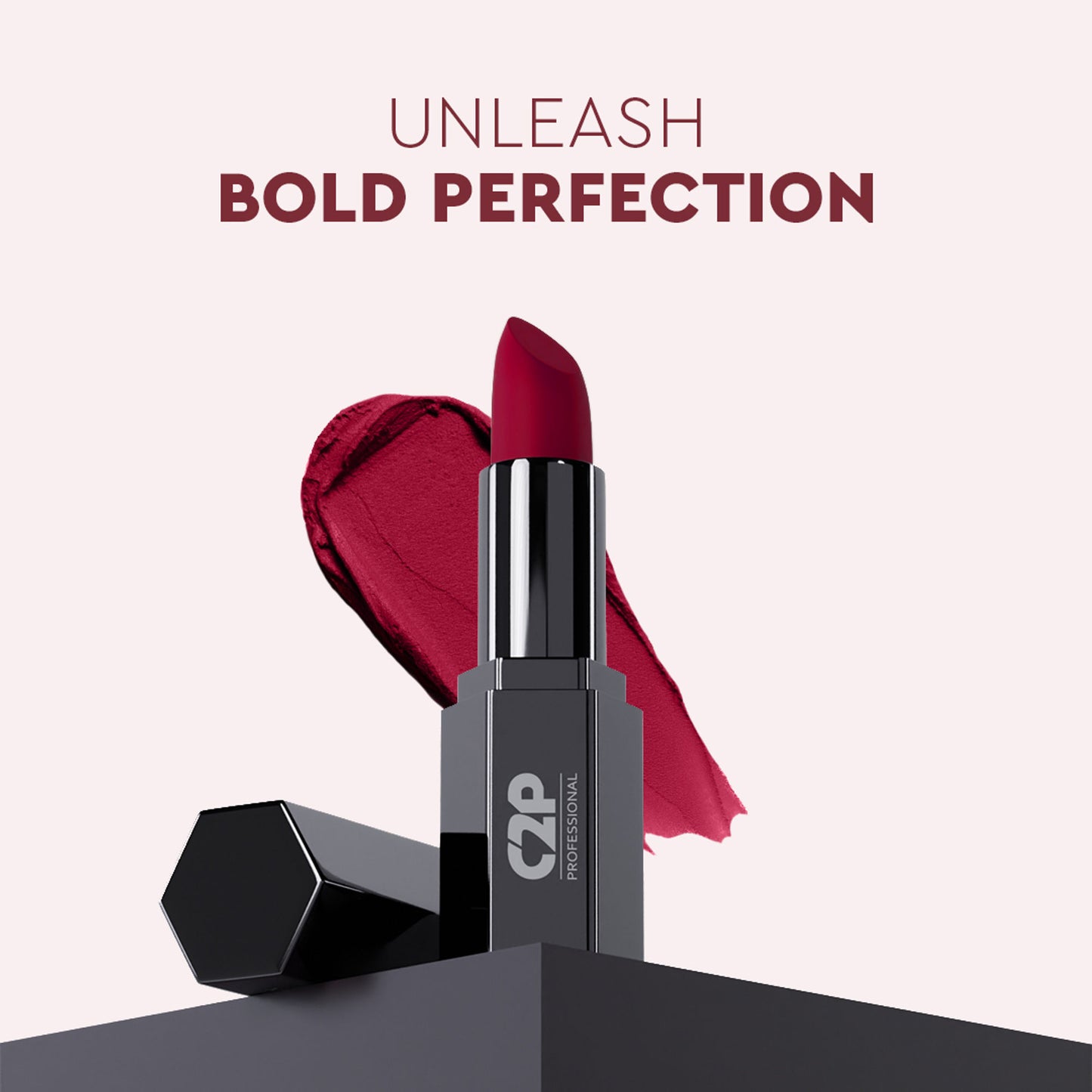 C2P Pro Matte Lip FX Long-Lasting Ultra Creamy Lipstick - Cherry Pop 07