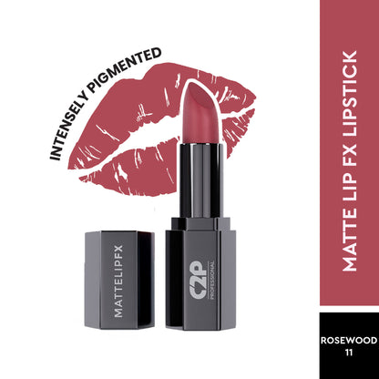 C2P Pro Matte Lip FX Long-Lasting Ultra Creamy Lipstick - Rosewood 11