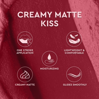 C2P Pro Matte Lip FX Long-Lasting Ultra Creamy Lipstick - Divine Pink 15