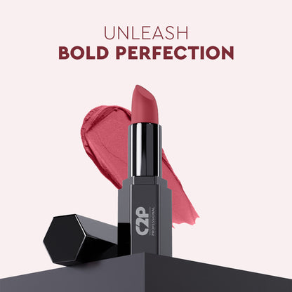 C2P Pro Matte Lip FX Long-Lasting Ultra Creamy Lipstick - Barely There 31
