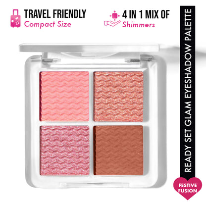 Insight Cosmetics Ready Set Glam Eyeshadow Palette - Festive Fusion