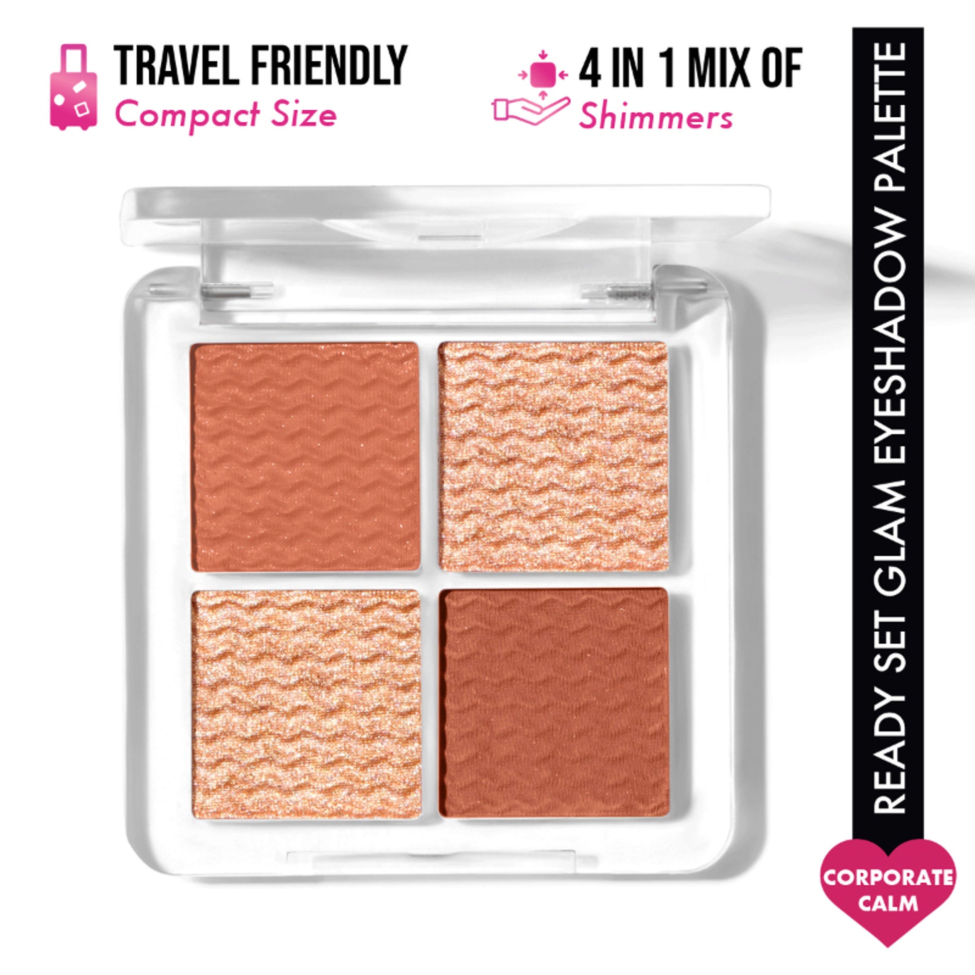 Insight Cosmetics Ready Set Glam Eyeshadow Palette - Corporate Calm