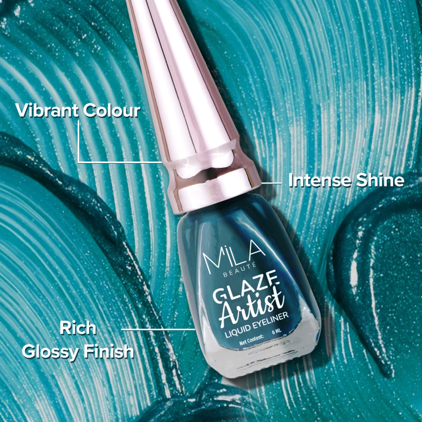 Glaze Artist Waterproof & Smudge Proof Eyeliner - Magical Grey