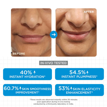 SKINQ Hydrate Serum with Hyaluronic Acid for Dry, Dehydrated Skin, Lightweight & Non-sticky
