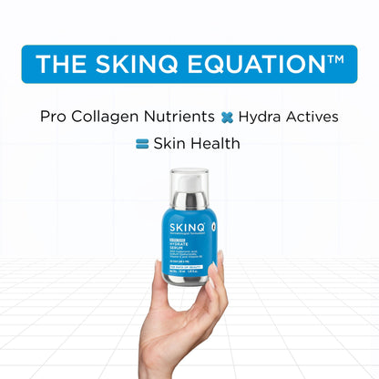 SKINQ Hydrate Serum with Hyaluronic Acid for Dry, Dehydrated Skin, Lightweight & Non-sticky