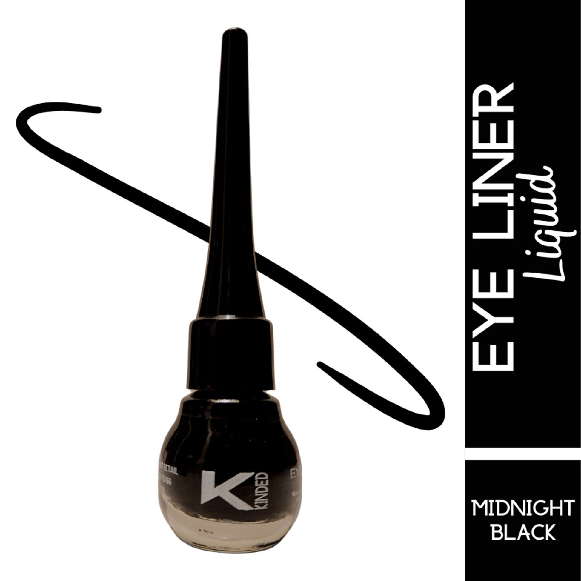 KINDED Liquid Eye Liner - Midnight Black