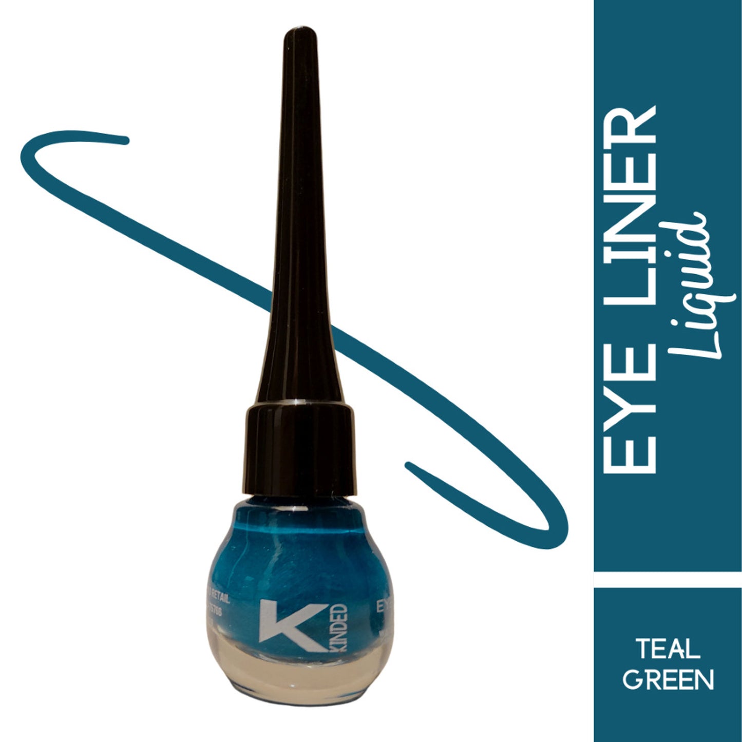 KINDED Liquid Eye Liner - Teal Green