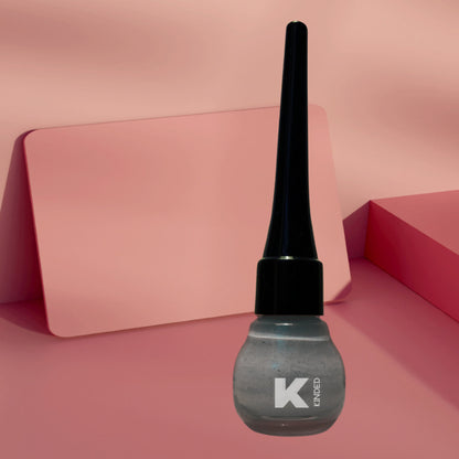 KINDED Liquid Metallic Eye Liner - Greyish Silver