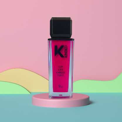 KINDED Lip, Eye & Cheek Tint with Vitamin-E Enriched - 02 More Magenta