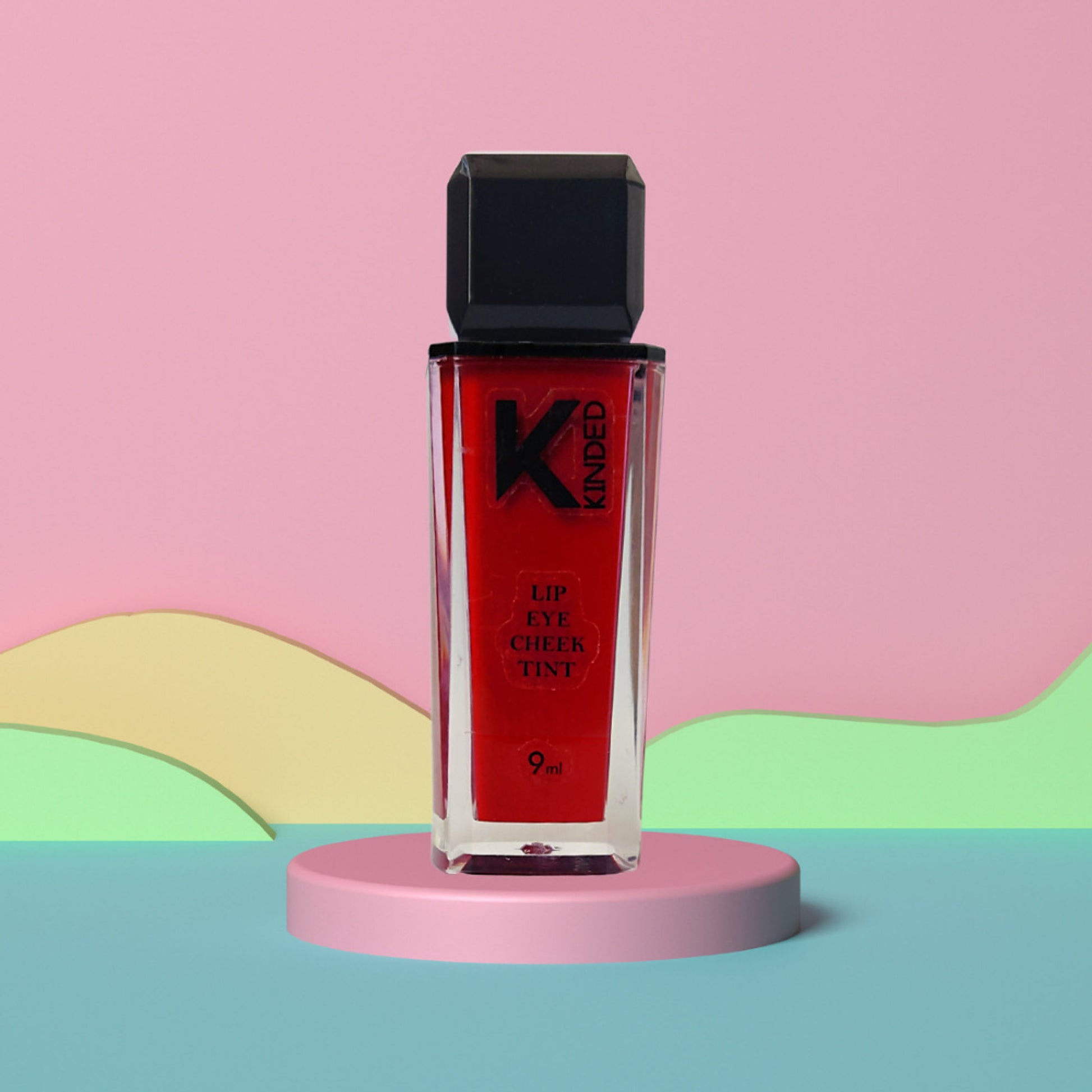 KINDED Lip, Eye & Cheek Tint with Vitamin-E Enriched - 09 More Maroon