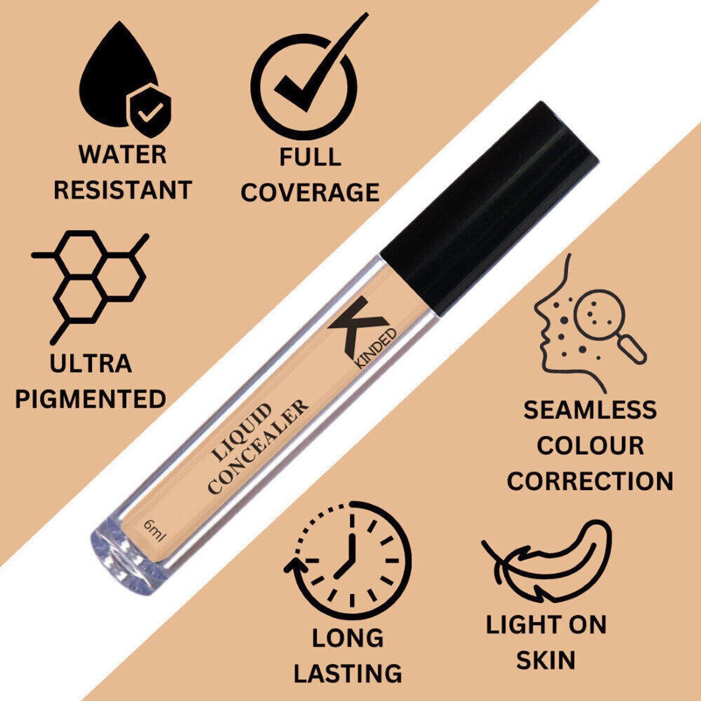 KINDED Liquid Concealer - Go Natural