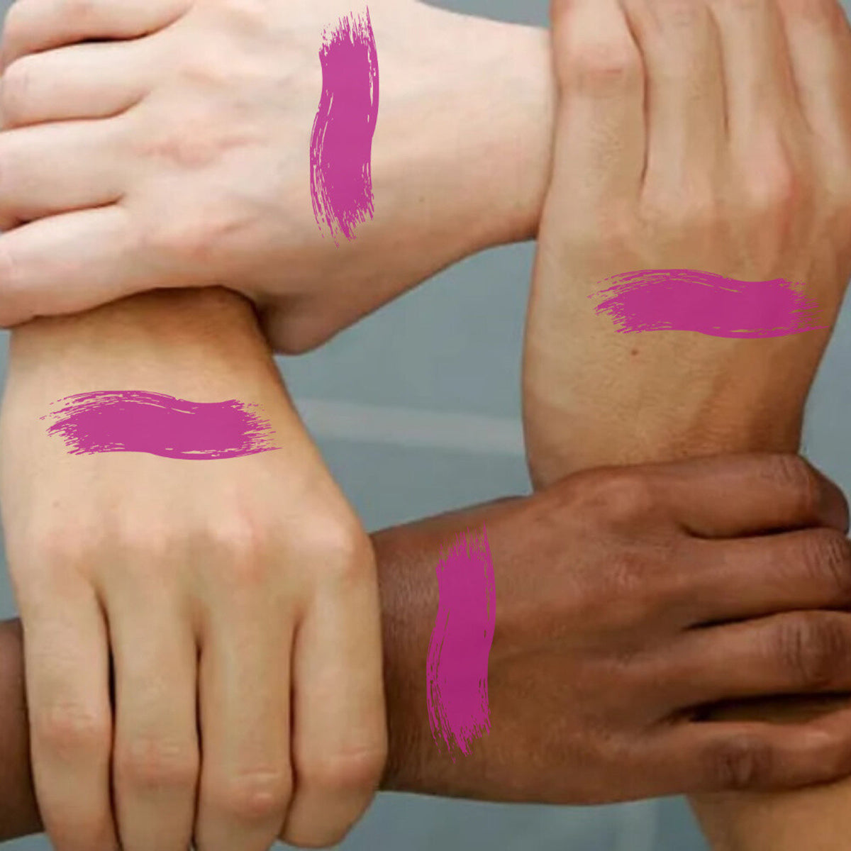 KINDED Liquid Lip Colour in 02 More Magenta, vibrant pinkish-purple lipstick and lip gloss with a smooth, glossy finish.